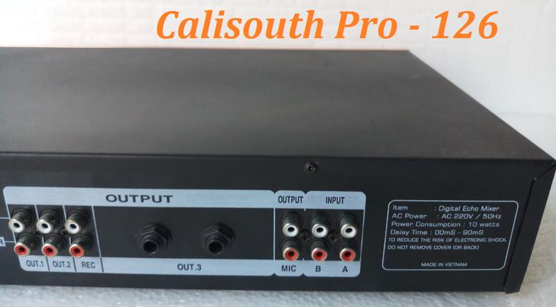 Vang cơ karaoke Calisouth Pro-126