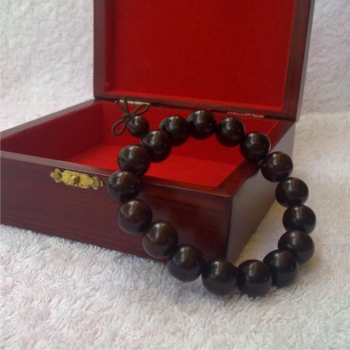 [HCM]Vòng đeo tay gỗ trắc 12mm