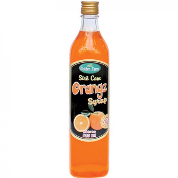 Sirô Golden Farm hương Cam (520ml)