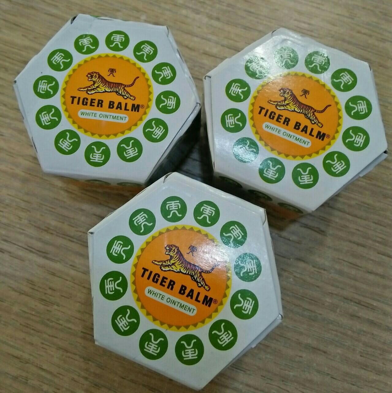 Combo 3 Dầu cù là Tiger Balm White 10gr