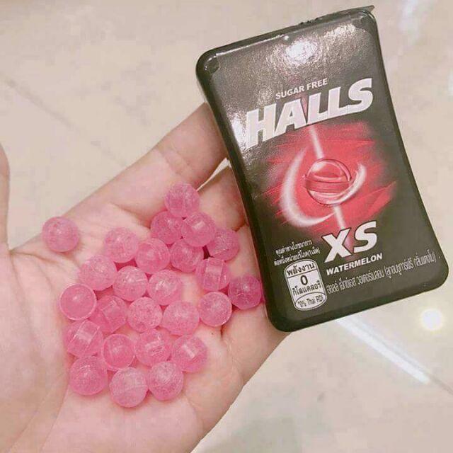 Kẹo cai thuốc lá sugar free halls