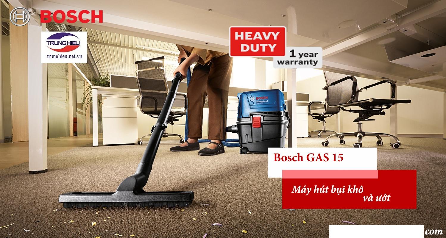 Máy hút bụi khô và ướt Bosch GAS 15