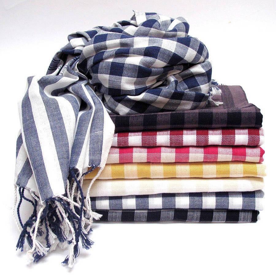 [HCM]Khăn rằn se tua vải cotton