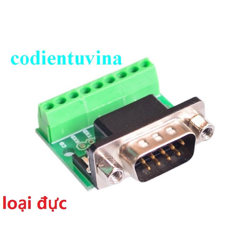 Board chuyển đổi DB9 RS232 sang domino