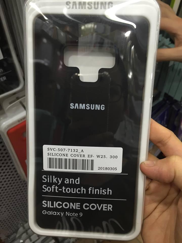 Ốp lưng Silicone Cover cho Samsung Note 9 (đen)