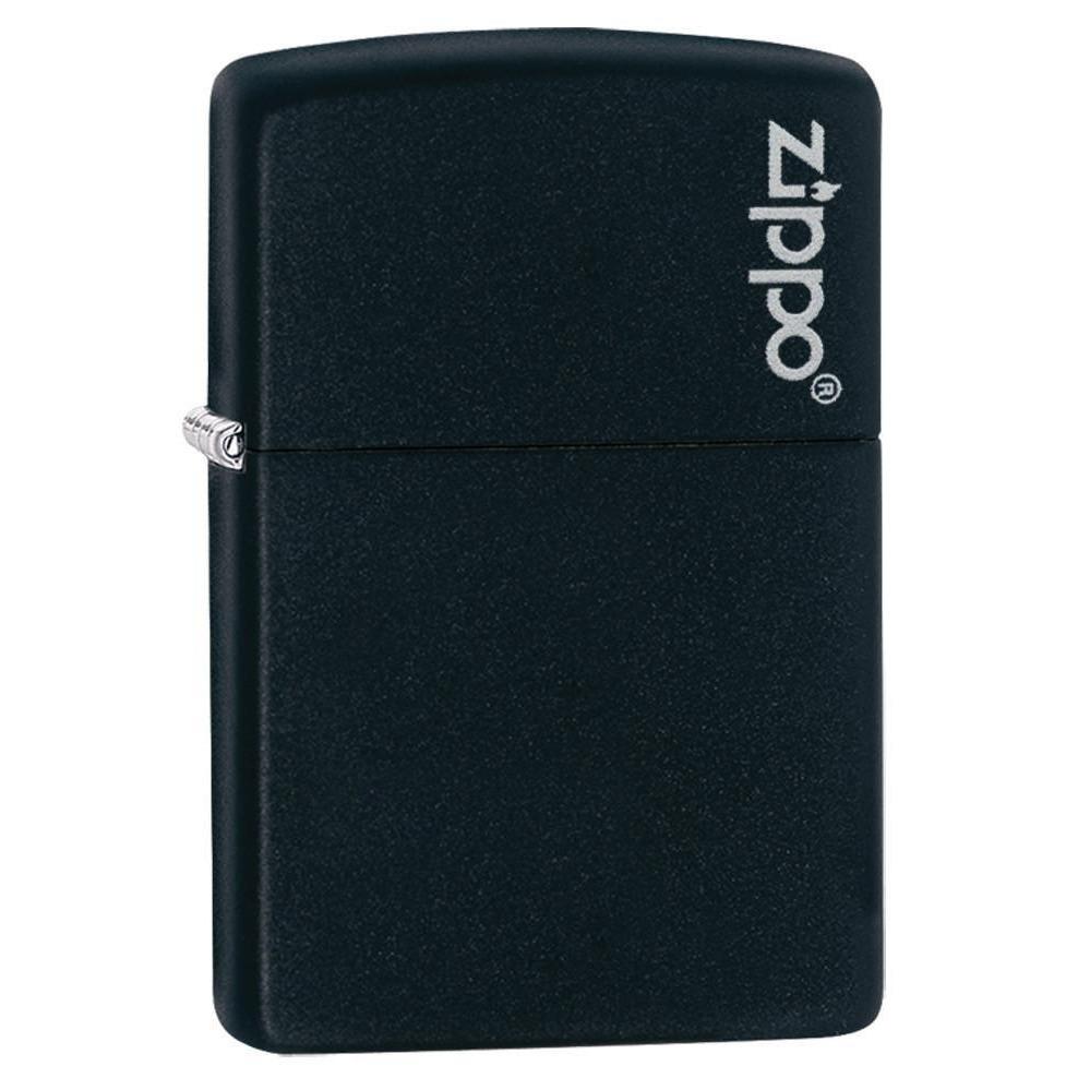 BẬT LỬA BLACK MATTE WITH ZIPPO LOGO
