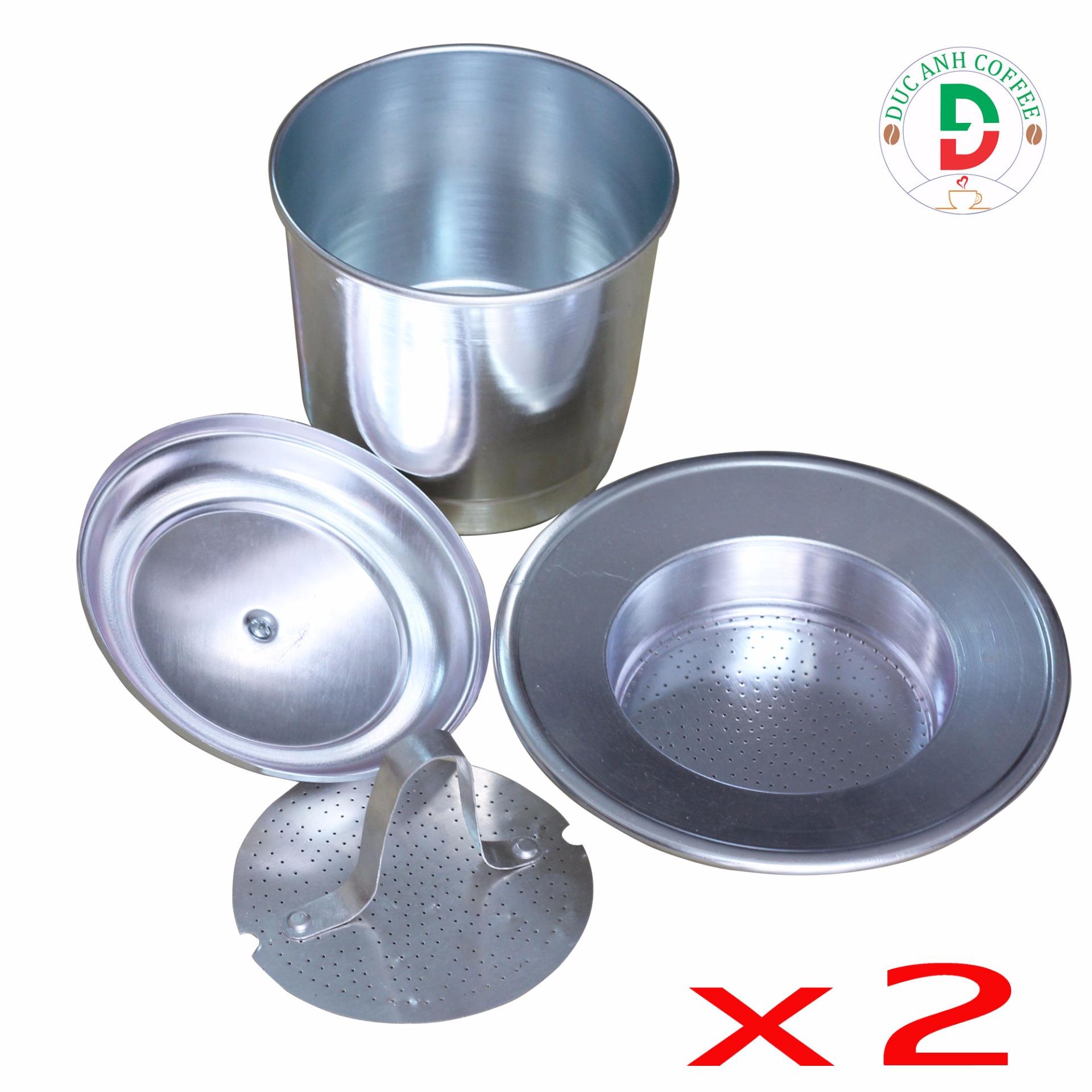 2 cái phin nhôm pha cafe loại cực lớn chiết ra nước cốt 500ml - giải pháp cho quán cafe