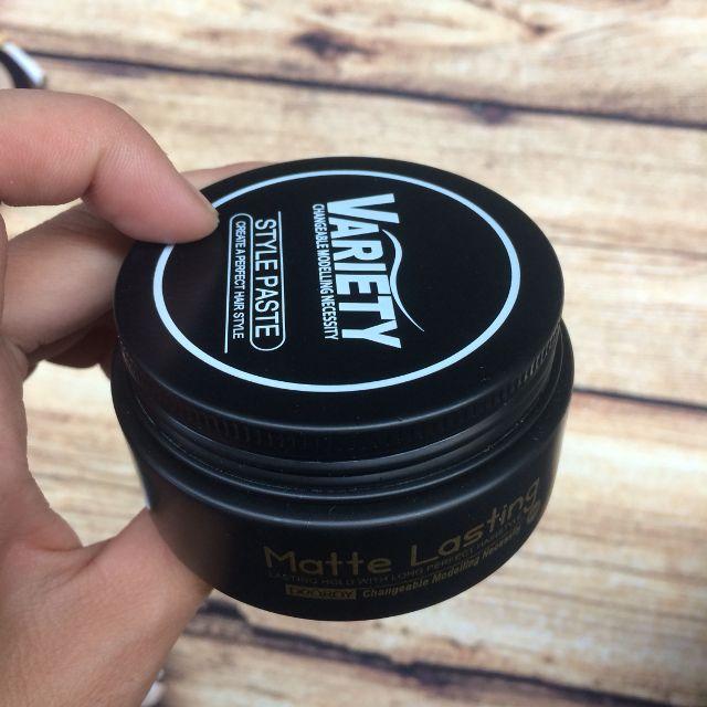 Sáp vuốt tóc Variety Matte Lasting + Gôm Xịt tóc đen đỏ 400ml