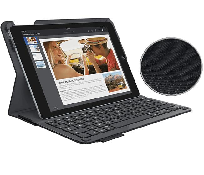 Bàn Phím iPad Air 1 Hiệu Logitech Type + Bluetooth Kiêm Bao Da