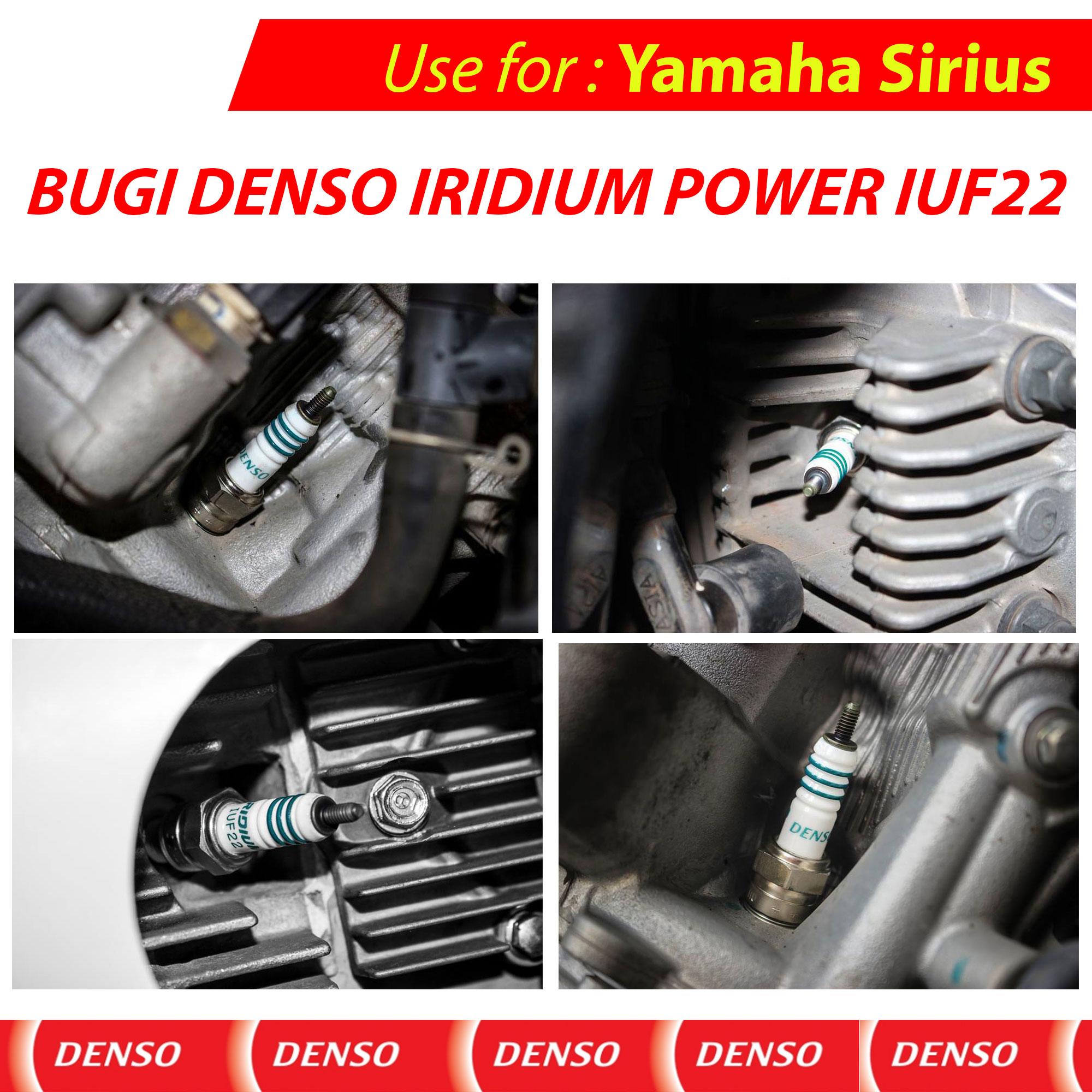 [HCM]Bugi IUF22 Yamaha Sirius - DENSO IRIDIUM POWER