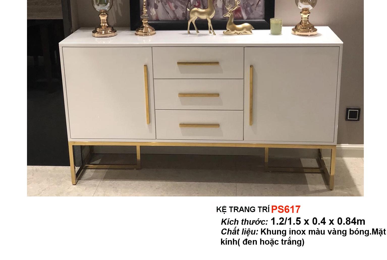 Tủ commode trang trí Mina Furniture MN-PS617-15 (1500*400*840)