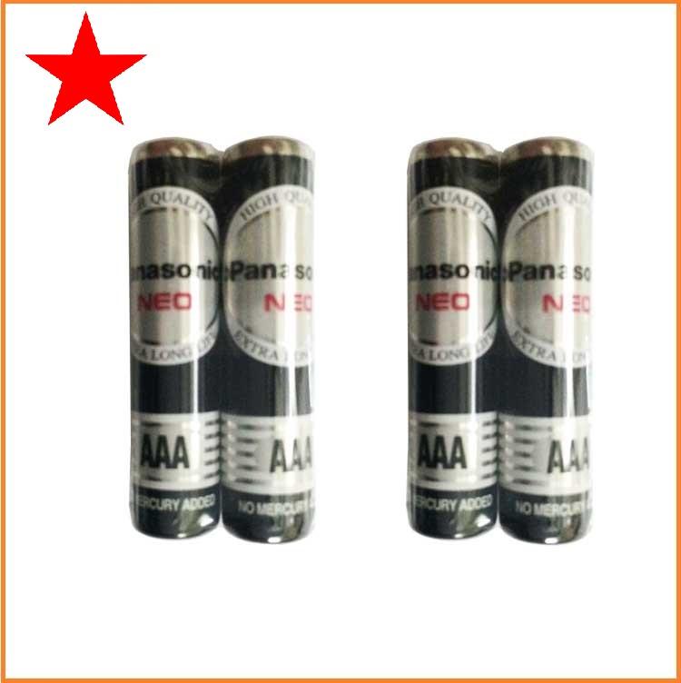 1 vỉ pin Panasonic AAA chất liệu Cacbon (1 vỉ 2 viên)
