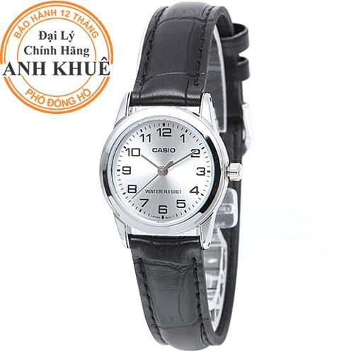 Đồng hồ nữ dây da Casio Anh Khuê LTP-V001L-7BUDF