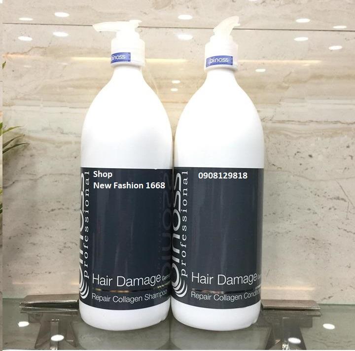 [HCM]Combo Dầu Gội và Dầu Xả Collagen Binoss Professional