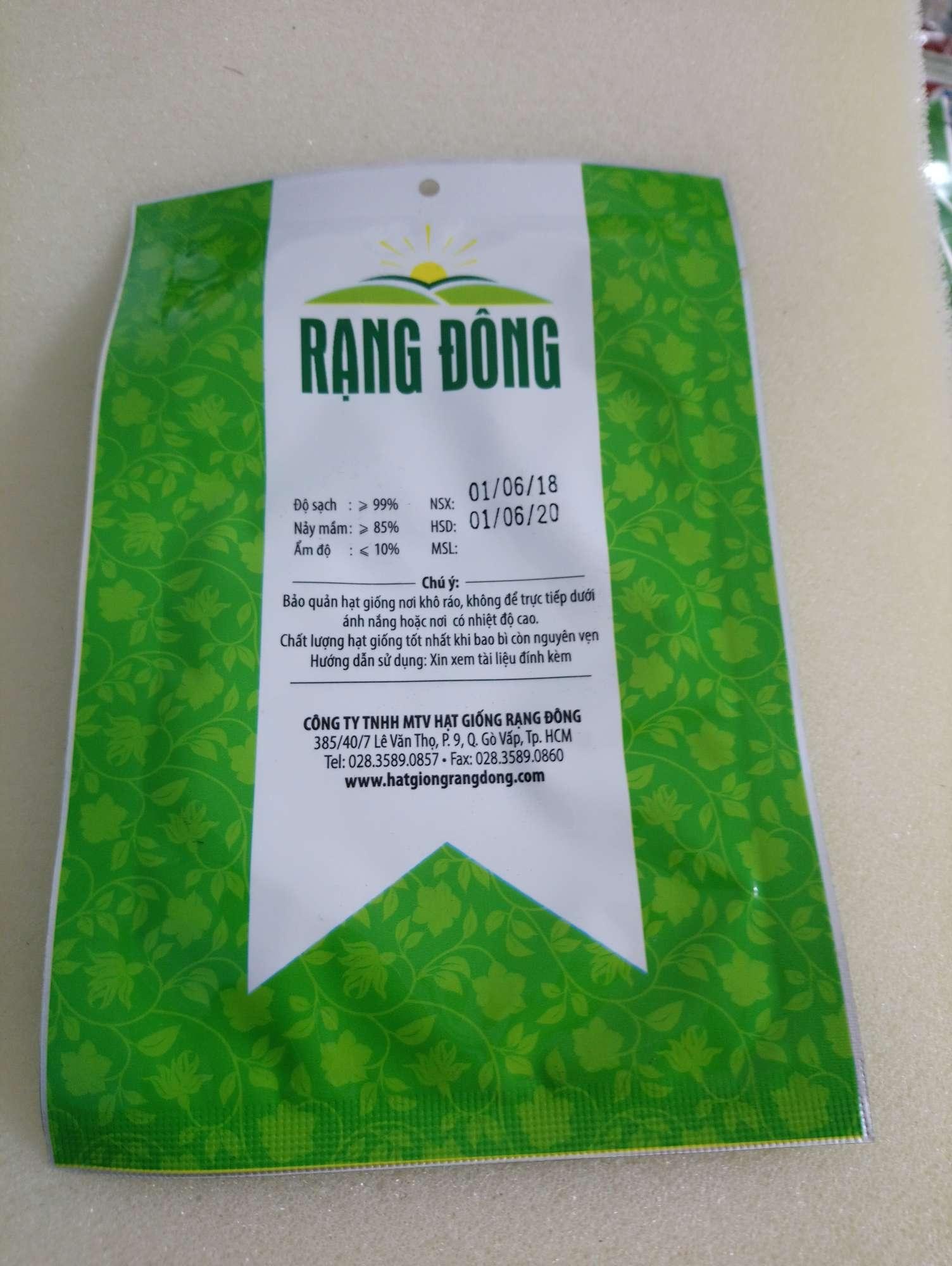 Hạt giống rau quế rado 25