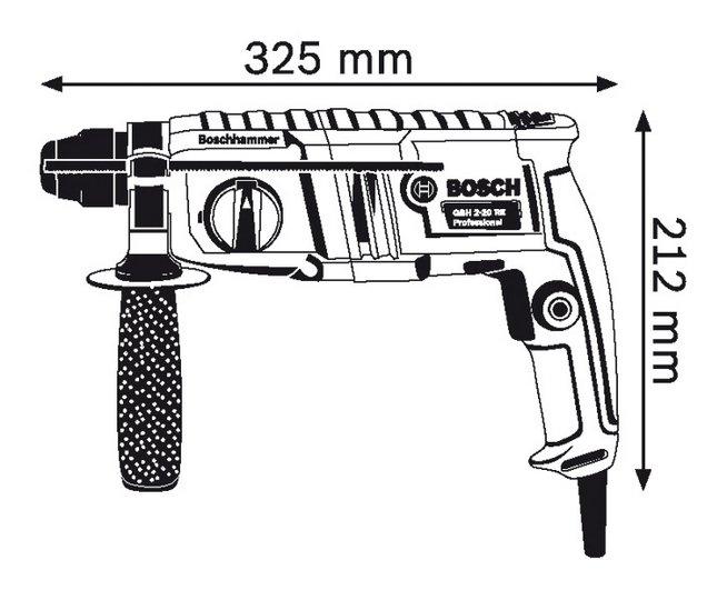 Máy khoan búa Bosch GBH 2-20 RE