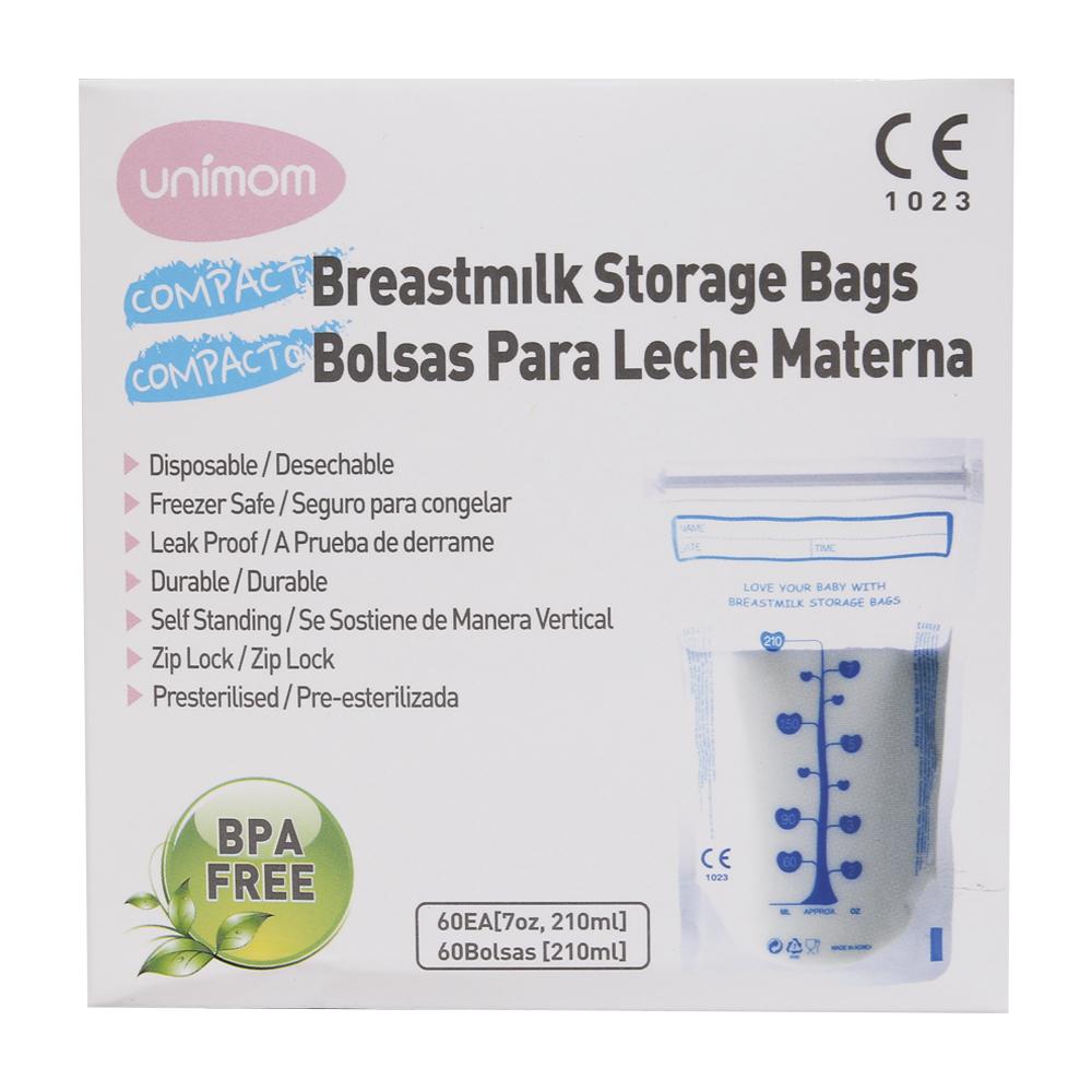 Túi trữ sữa Unimom 210ml - 60 túi