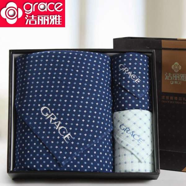 Grace 100% Cotton Đồ Gia Dụng Người Lớn Khăn Mặt Khăn Tắm