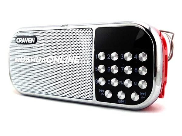[HCM]Loa Nghe Nhạc Usb Thẻ Nhớ Fm Craven Cr-22 Cao Cấp Tiện Lợi