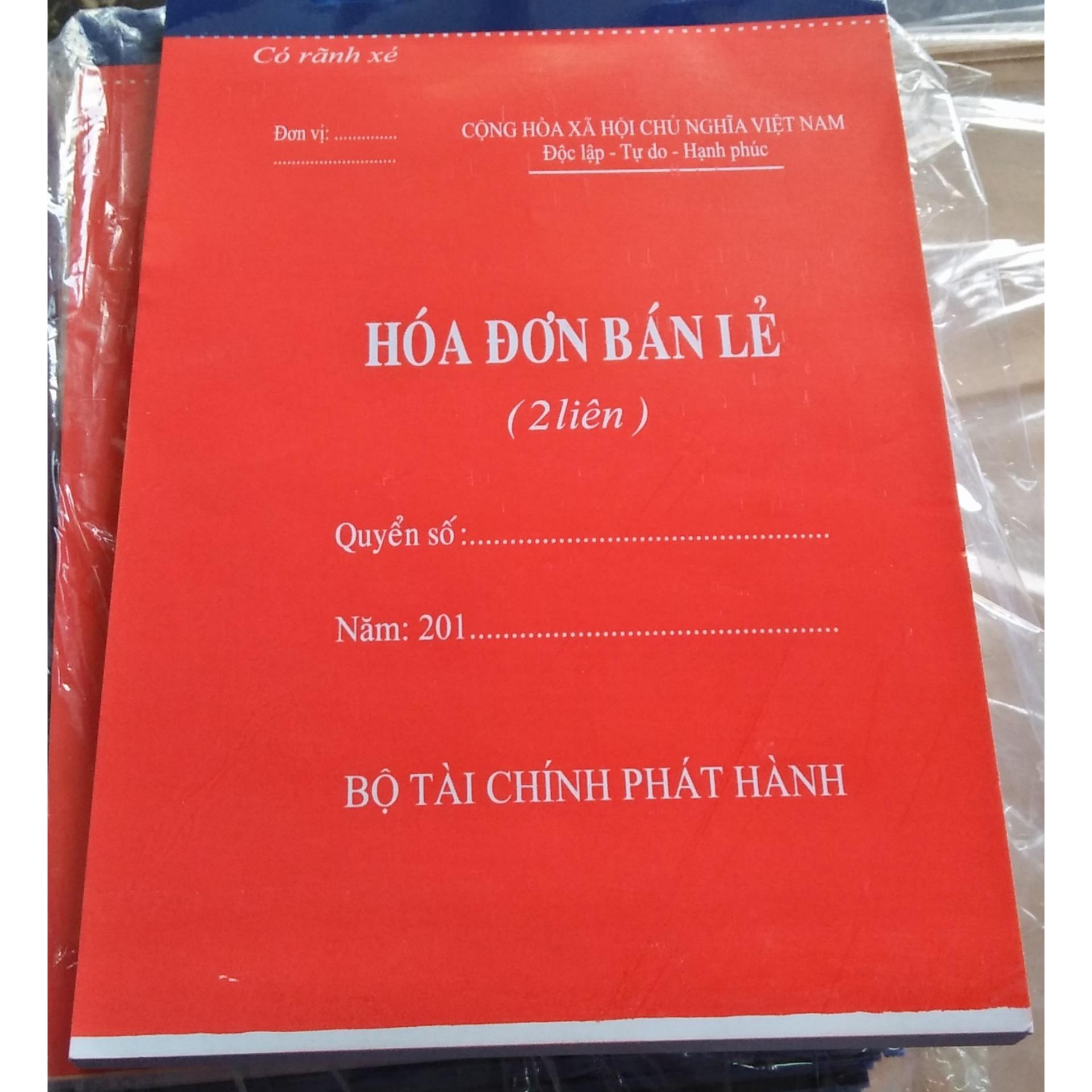Hóa đơn bán lẻ 2 liên ( 1 lốc 10 quyển)