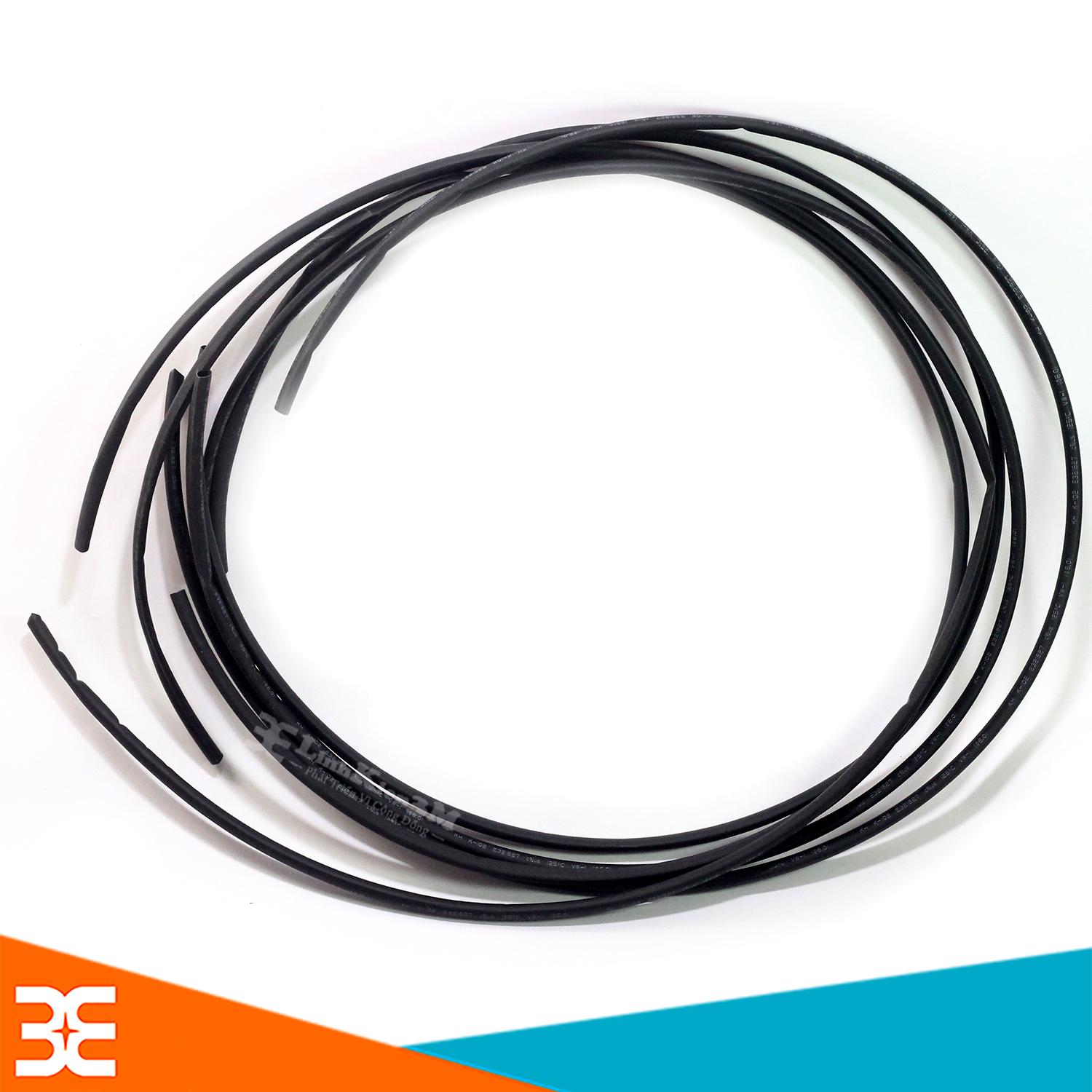 Bộ 5 Ống Gen Co Nhiệt Cách Điện Đường Kính 6mm, mỗi ống dài 1m ( Đen )