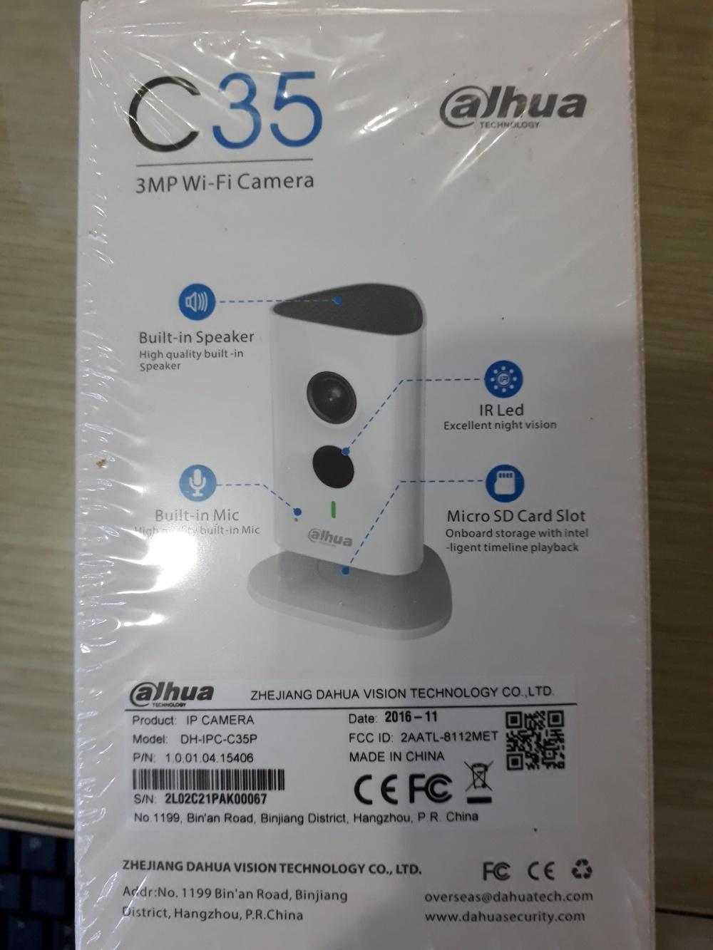Camera IP Dahua C35 - Camera IP - 3.0mb (Tem DSS)