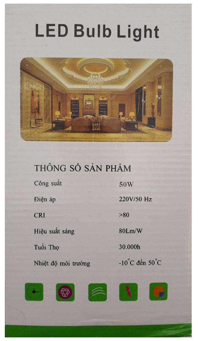 ( BỘ 4 ) ĐÈN 50W LED TRỤ MEILIN ( ÁNH SÁNG TRẮNG )