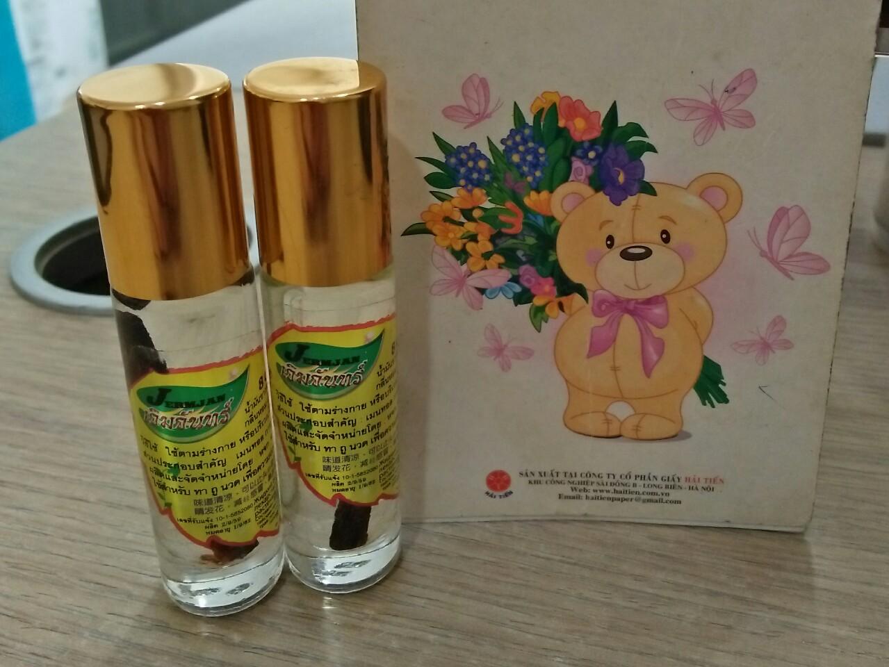 Combo 2 Dầu nóng hương quế Jermjan Thái Lan 8cc