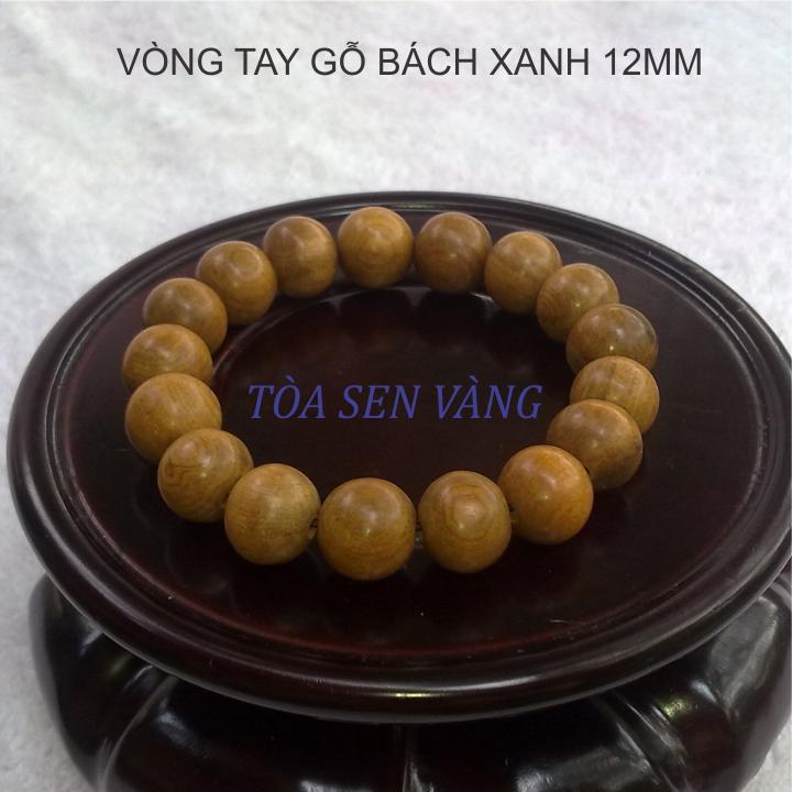 [HCM]Vòng tay gỗ bách xanh 12mm