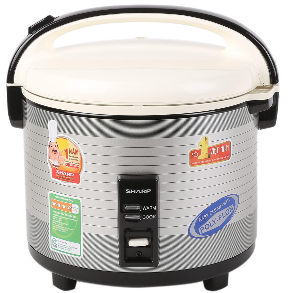 Nồi cơm điện SHARP KS-1800Q Thái Lan 1.8Lít (Siêu Bền)