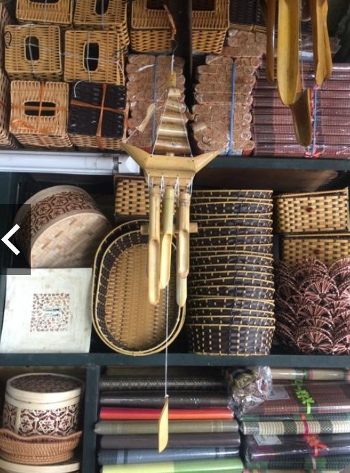 Chuông gió tre hình thuyền buồm