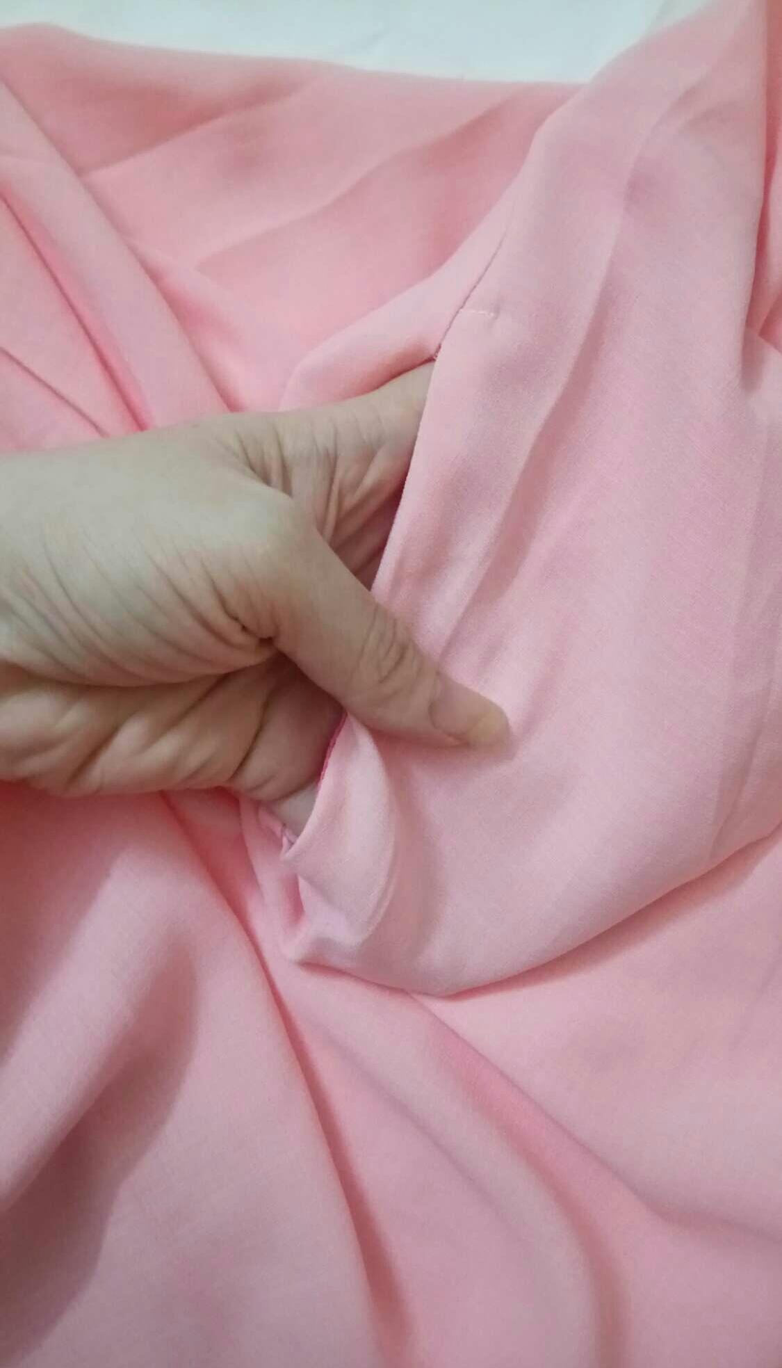 Váy bầu von lụa nơ cổ cho mẹ