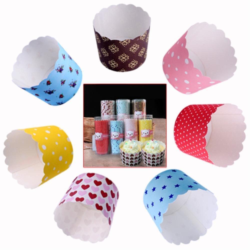 Khuôn giấy lót bánh cupcake cứng 6cm (50 cái)
