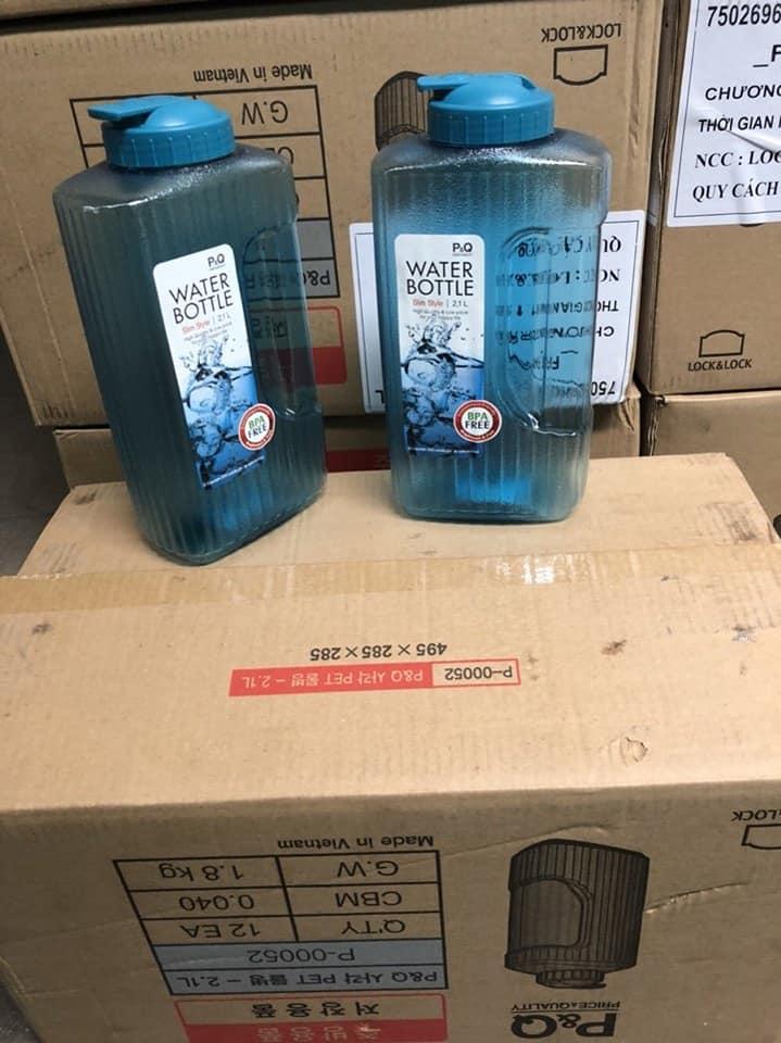 Set 2 Bình nước lock&lock 2.1 lít