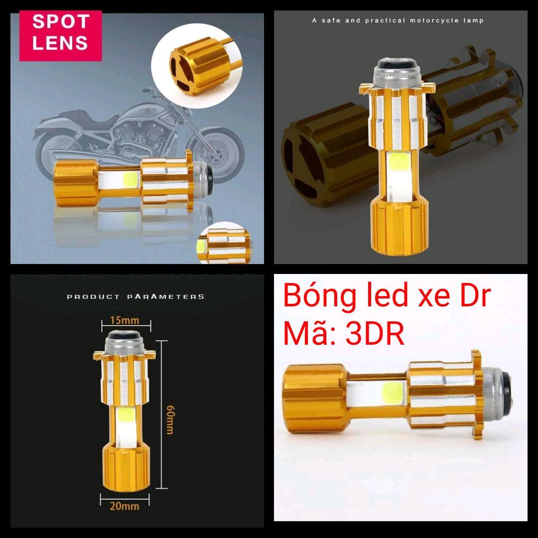 bóng đèn led xe máy 3Dr