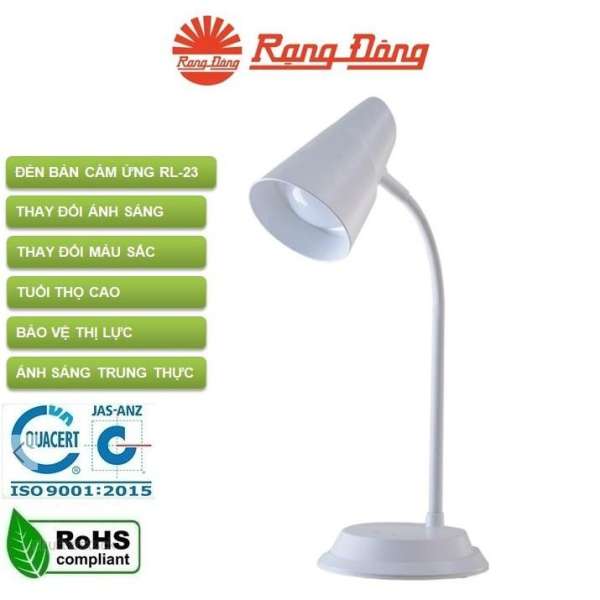 Đèn Bàn Cảm Ứng LED Rạng Đông RL-23.LED Thay Đổi Ánh Sáng-5 Mức Sáng