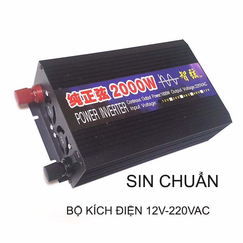 Bộ đổi nguồi điện (Inverter-kích điện) 2000W, 12V lên 220VAC