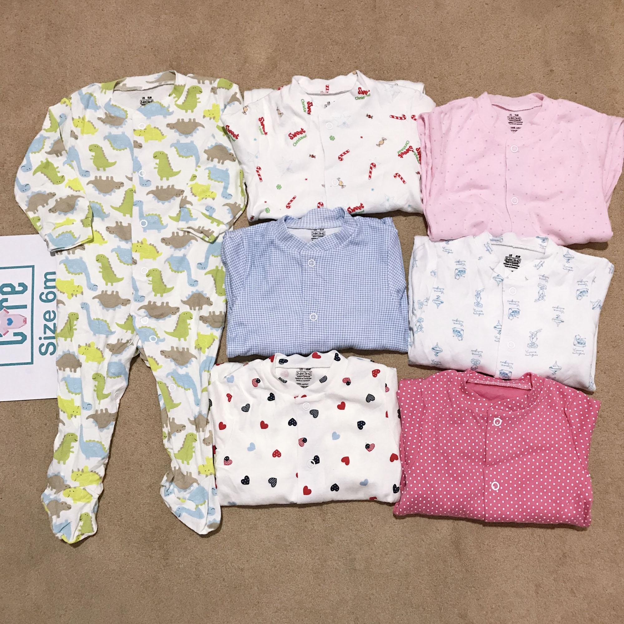 Combo 3 Bodysuit liền vớ Geogre cho BÉ TRAI 3-9M (giao ngẫu nhiên)