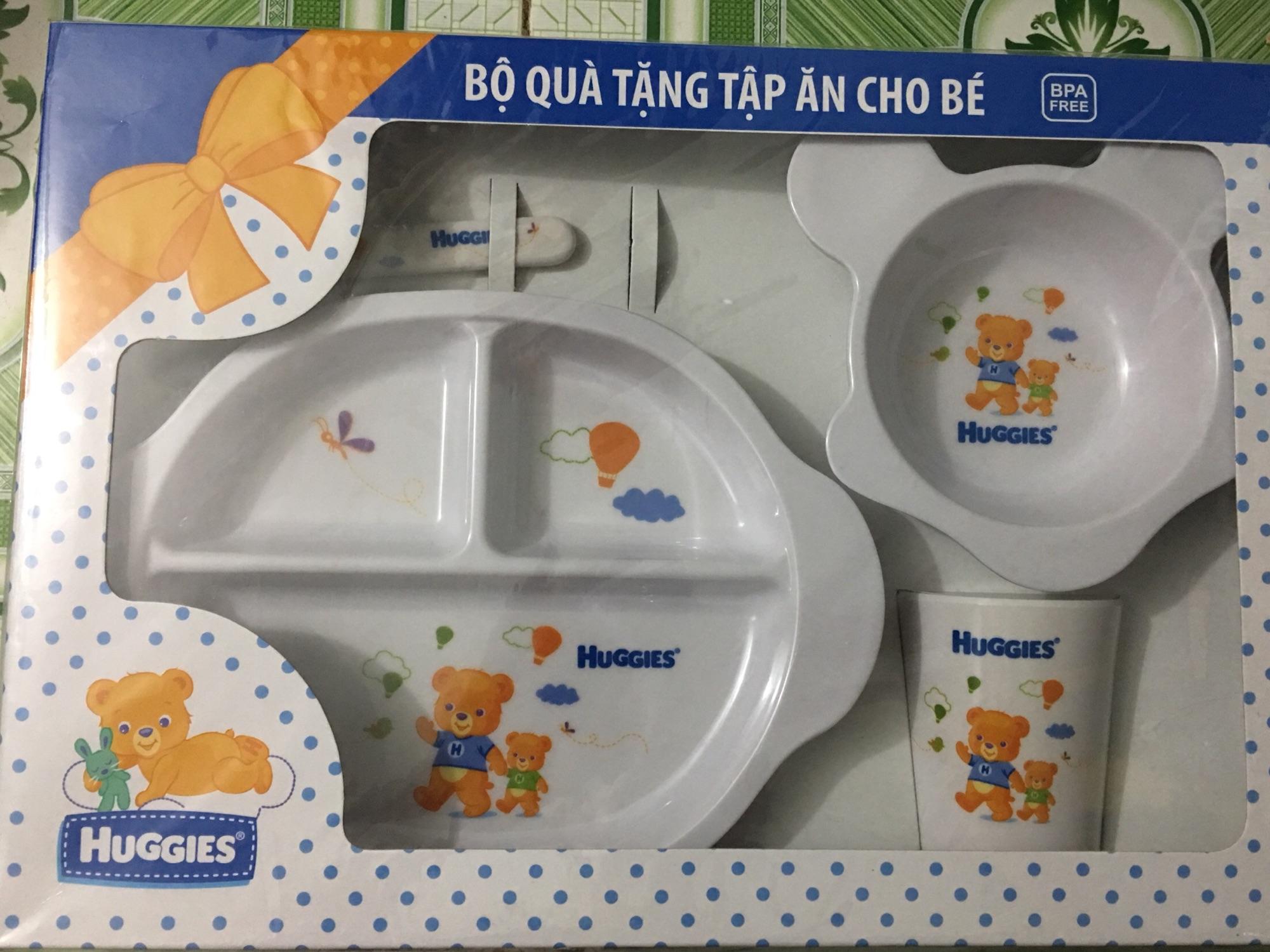 [HCM]Bộ ăn dặm Huggies 4 món