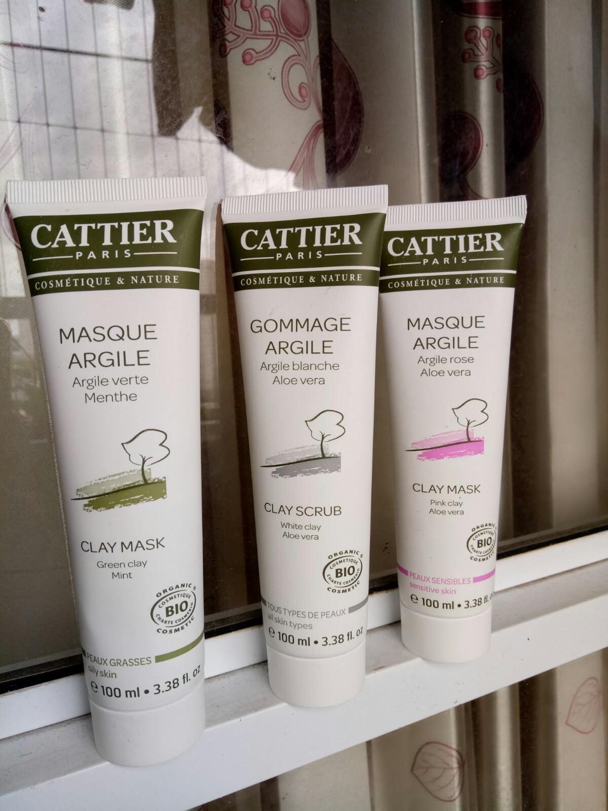 Mặt nạ đất sét Cattier Masque Argile Pink Clay Mask Aloe Vera (dành cho da nhạy cảm)