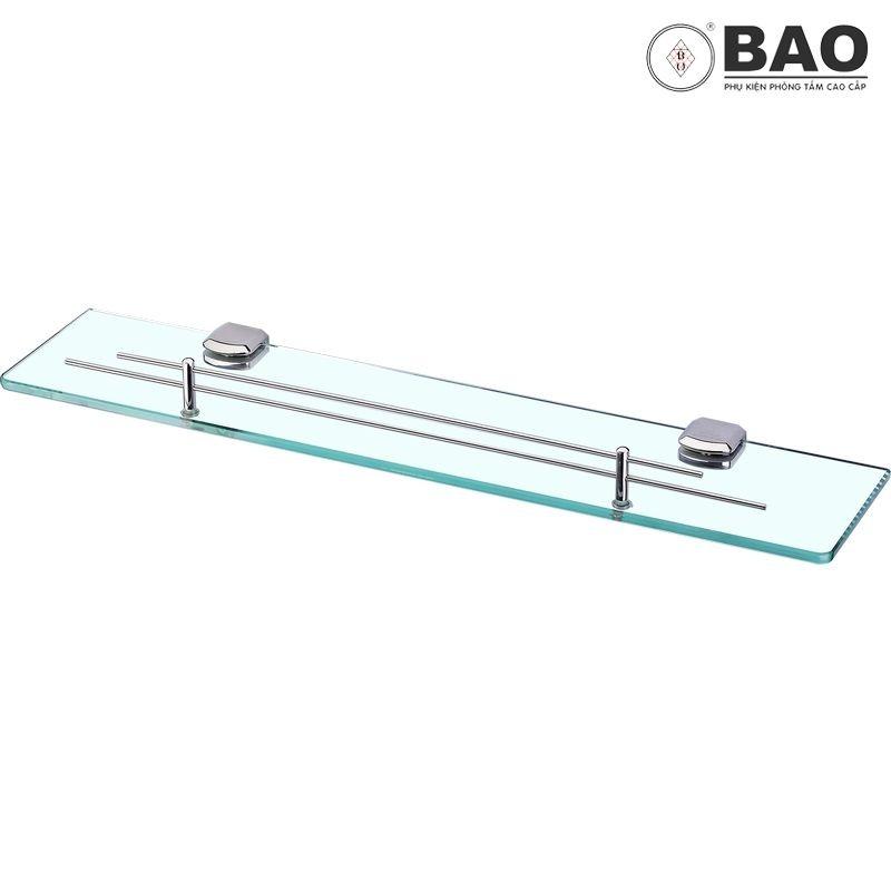 Kệ kính , kệ kiếng phòng tắm BAO BN900 (INOX 304 & Kính Cường Lực 8 Ly)