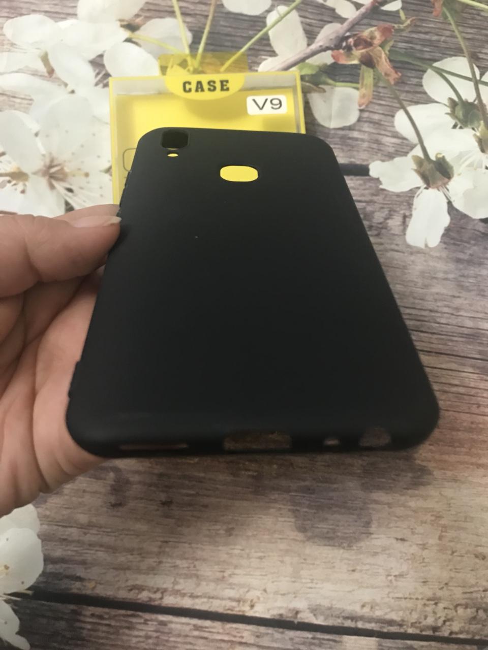 Ốp dẻo đen silicon cao cấp cho Vivo V9
