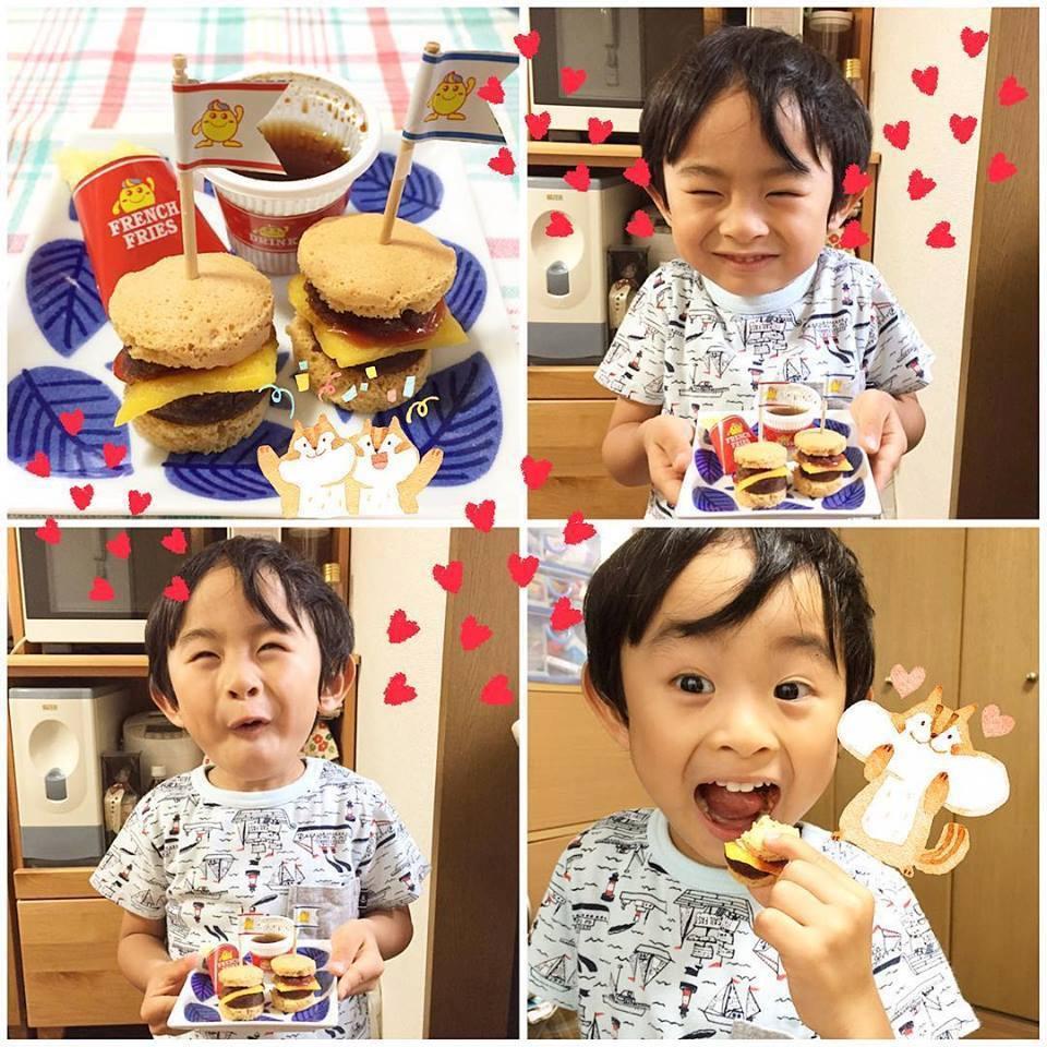 Popin Cookin làm hamburger