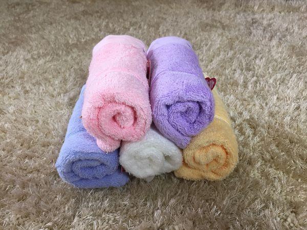 Bộ 5 khăn mặt cotton cao cấp hình hoa quả siêu đẹp cho mẹ và bé (Màu ngẫu nhiên)