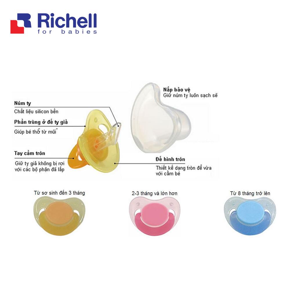 Ti giả NC 0-3m Richell (vàng)
