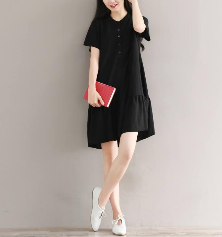 Đầm Bầu- Váy Bầu Đuôi Cá Trơn Đen ĐB 1138