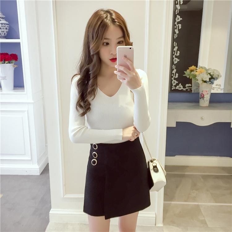 Hàng Nhập : ÁO THUN DỆT KIM CỔ TIM , LƯNG PHỐI DÂY ĐAN MODEL – AK 076
