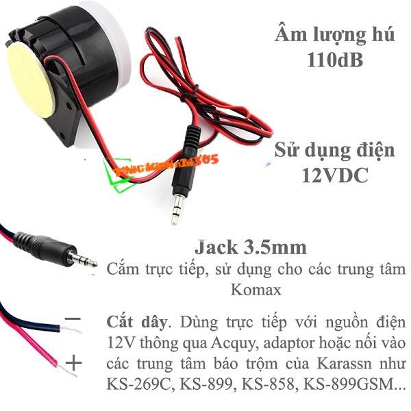 CÒI HÚ BÁO ĐỘNG 12V