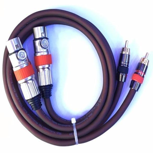 Cặp dây jack canon cái ra av 1m