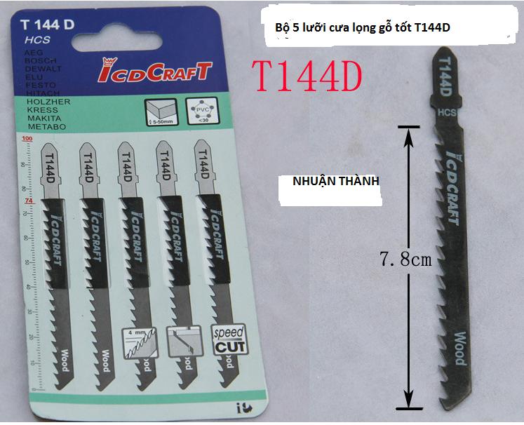 Bộ 5 lưỡi cưa lọng gỗ tốt